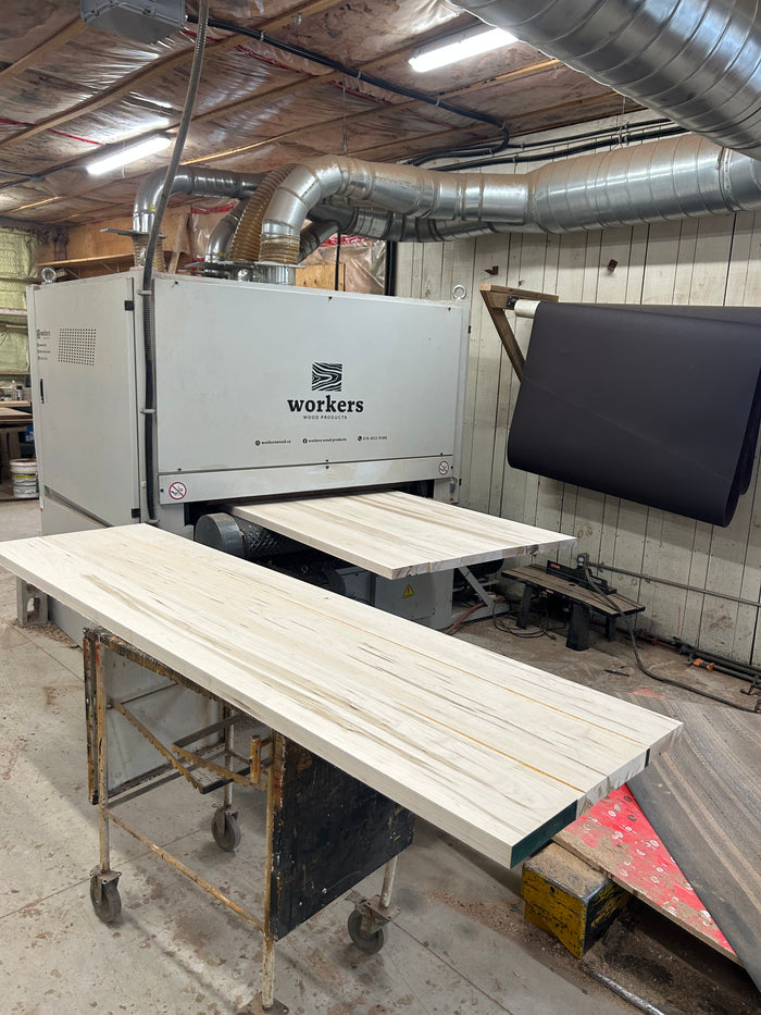 Custom wood countertop