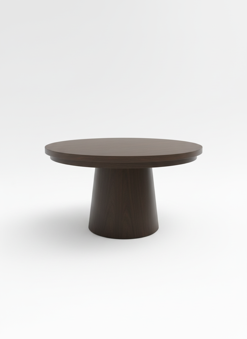 Black Walnut Round Extendable Table