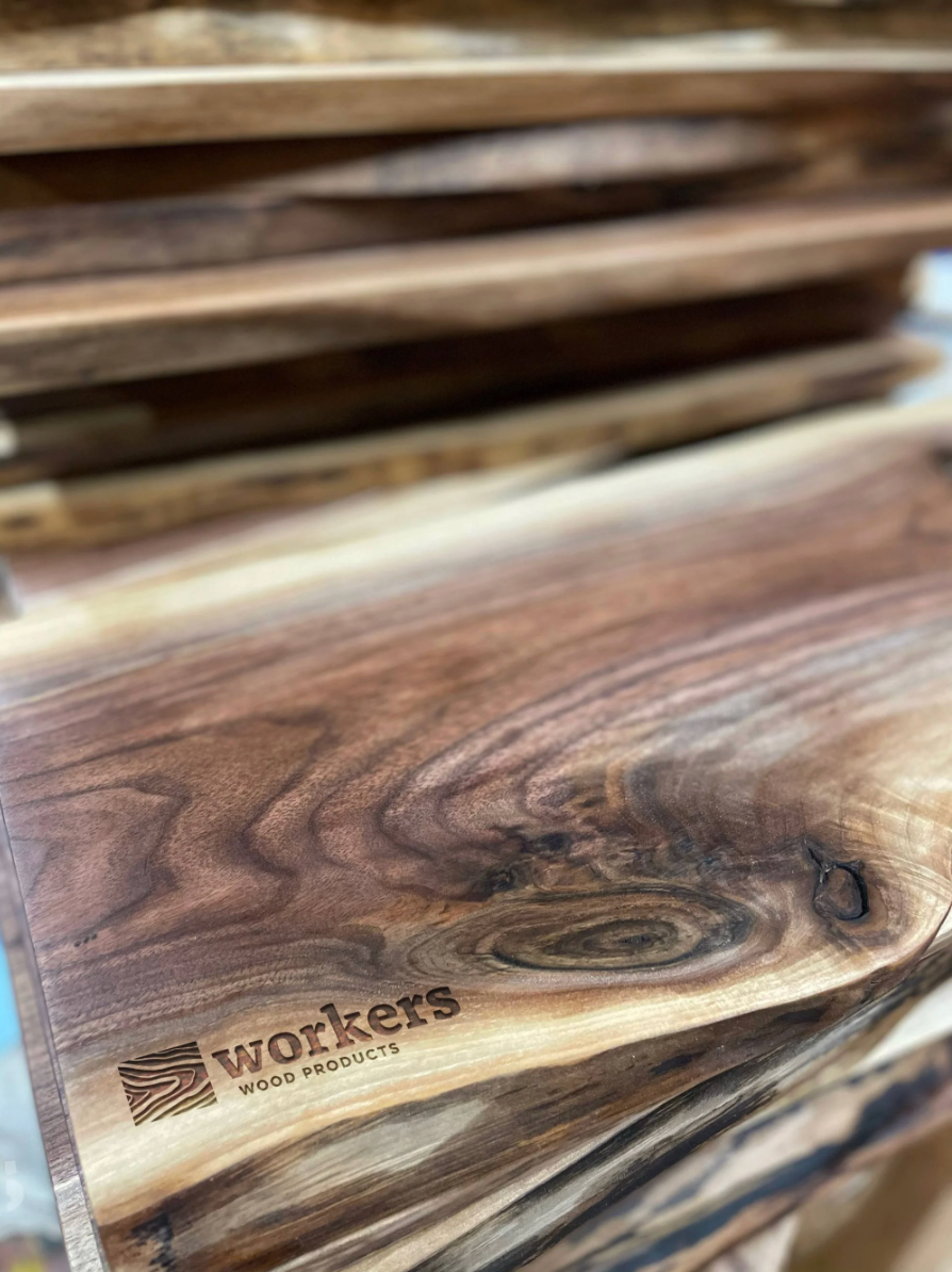 custom engraved walnut charcuterie board